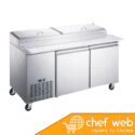 Icehaus – Mesa de Preparacion de Pizzas 2 Puertas MP-2P-SS-02