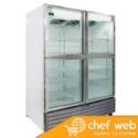 Metalfrio – Refrigerador 2 Puertas de Cristal RB804